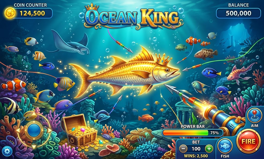 Ocean King fishing game - In Play sa Gcash